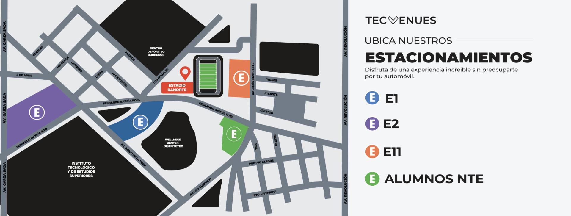 Mapa Estacionamentos